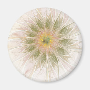 Soft and tenderderness Fraktal Fantasy Blume Magnet