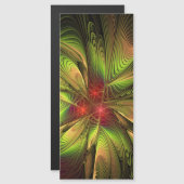 Soft and tenderderness Fraktal Fantasy Blume Magneteinladung (Vorne/Hinten)