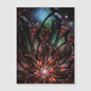 Soft and tenderderness Fraktal Fantasy Blume Magneteinladung