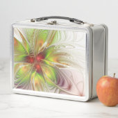 Soft and tenderderness Fraktal Fantasy Blume Metall Brotdose (Beispiel)