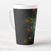 Soft and tenderderness Fraktal Fantasy Blume Milchtasse (Linke Ecke)
