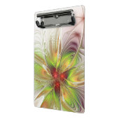 Soft and tenderderness Fraktal Fantasy Blume Mini Klemmbrett (Gewinkelt2)