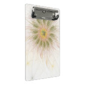 Soft and tenderderness Fraktal Fantasy Blume Mini Klemmbrett (Schrägansicht)