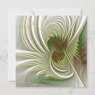 Soft and tenderderness Fraktal Fantasy Blume Mitteilungskarte