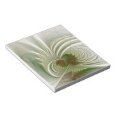 Soft and tenderderness Fraktal Fantasy Blume Notizblock (angewinkelt)