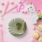 Soft and tenderderness Fraktal Fantasy Blume Pappteller (Party)