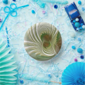 Soft and tenderderness Fraktal Fantasy Blume Pappteller (Party)