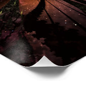 Soft and tenderderness Fraktal Fantasy Blume Poster (Ecke)