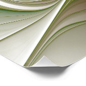 Soft and tenderderness Fraktal Fantasy Blume Poster (Ecke)