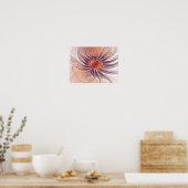 Soft and tenderderness Fraktal Fantasy Blume Poster (Küche)