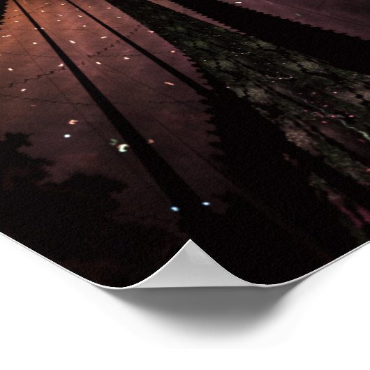 Soft and tenderderness Fraktal Fantasy Blume Poster (Ecke)