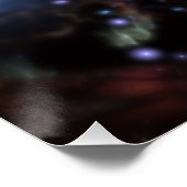 Soft and tenderderness Fraktal Fantasy Blume Poster (Ecke)