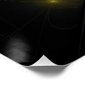 Soft and tenderderness Fraktal Fantasy Blume Poster (Ecke)