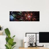 Soft and tenderderness Fraktal Fantasy Blume Poster (Heimbüro)