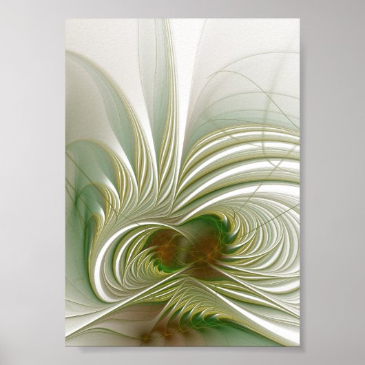 Soft and tenderderness Fraktal Fantasy Blume Poster (Vorne)