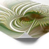 Soft and tenderderness Fraktal Fantasy Blume Poster (Ecke)