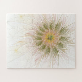 Soft and tenderderness Fraktal Fantasy Blume Puzzle