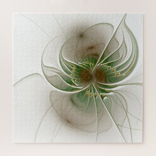 Soft and tenderderness Fraktal Fantasy Blume Puzzle (Horizontal)