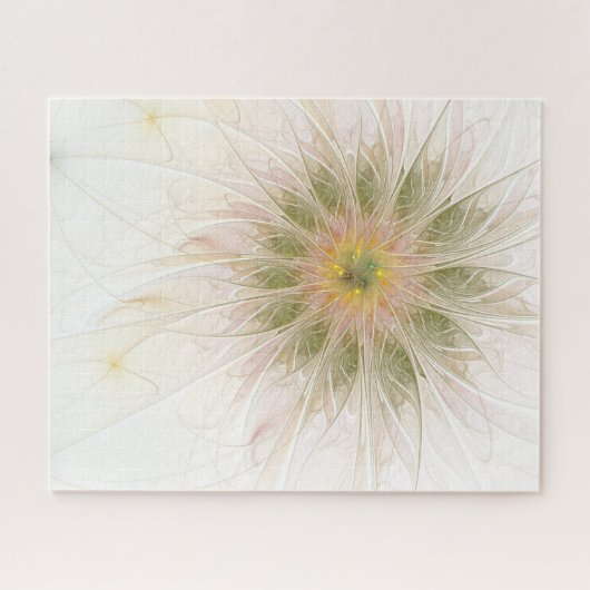 Soft and tenderderness Fraktal Fantasy Blume Puzzle (Horizontal)