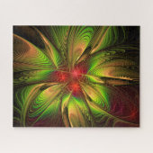 Soft and tenderderness Fraktal Fantasy Blume Puzzle (Horizontal)