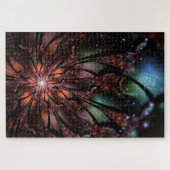 Soft and tenderderness Fraktal Fantasy Blume Puzzle (Horizontal)
