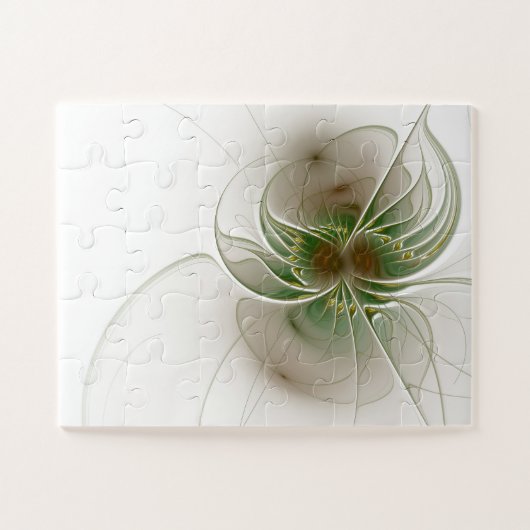 Soft and tenderderness Fraktal Fantasy Blume Puzzle (Horizontal)