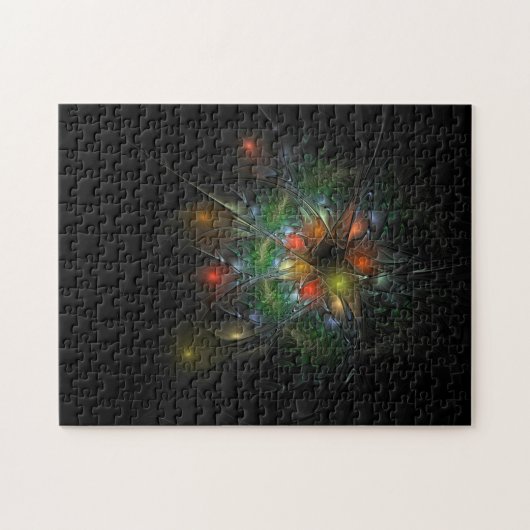 Soft and tenderderness Fraktal Fantasy Blume Puzzle (Horizontal)