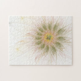 Soft and tenderderness Fraktal Fantasy Blume Puzzle