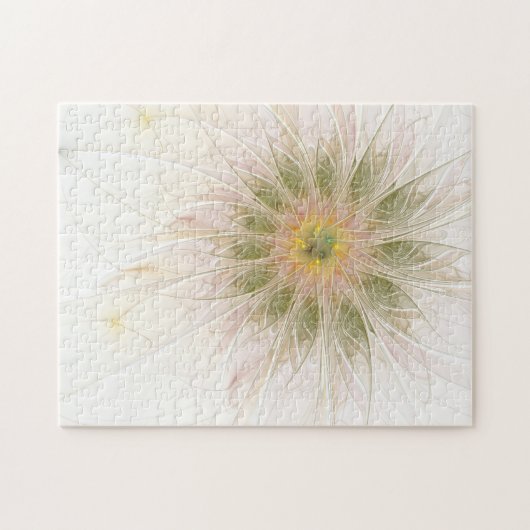 Soft and tenderderness Fraktal Fantasy Blume Puzzle (Horizontal)