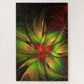 Soft and tenderderness Fraktal Fantasy Blume Puzzle (Vertikal)
