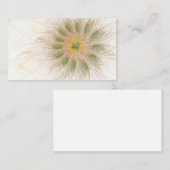 Soft and tenderderness Fraktal Fantasy Blume Rabattkarte (Vorne/Hinten)