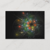 Soft and tenderderness Fraktal Fantasy Blume Rabattkarte (Rückseite)