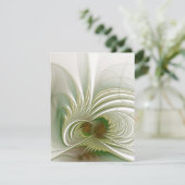Soft and tenderderness Fraktal Fantasy Blume Save The Date (Stehend Vorderseite)
