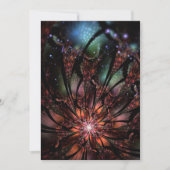 Soft and tenderderness Fraktal Fantasy Blume Save The Date (Vorderseite)