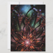 Soft and tenderderness Fraktal Fantasy Blume Save The Date (Vorderseite)