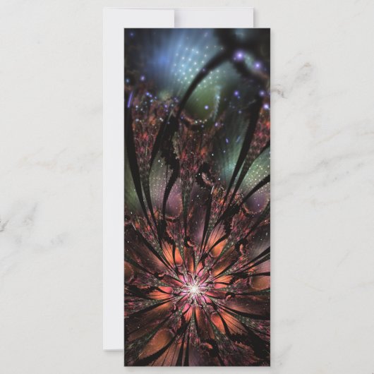 Soft and tenderderness Fraktal Fantasy Blume Save The Date (Vorderseite)
