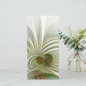 Soft and tenderderness Fraktal Fantasy Blume Save The Date (Stehend Vorderseite)