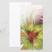 Soft and tenderderness Fraktal Fantasy Blume Save The Date (Vorne/Hinten)