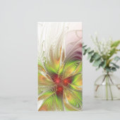 Soft and tenderderness Fraktal Fantasy Blume Save The Date (Stehend Vorderseite)