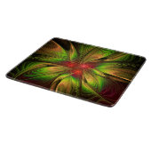 Soft and tenderderness Fraktal Fantasy Blume Schneidebrett (Ecke)