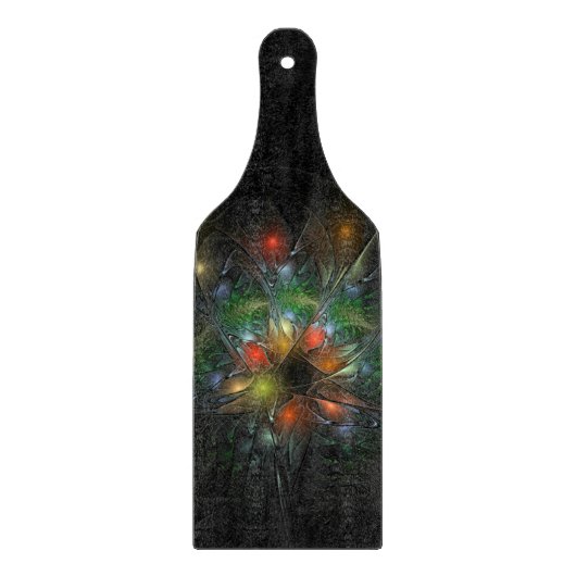 Soft and tenderderness Fraktal Fantasy Blume Schneidebrett (Vorderseite)