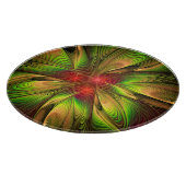 Soft and tenderderness Fraktal Fantasy Blume Schneidebrett (Ecke)