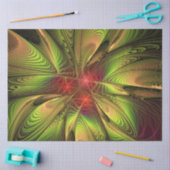 Soft and tenderderness Fraktal Fantasy Blume Seidenpapier (Basteln)