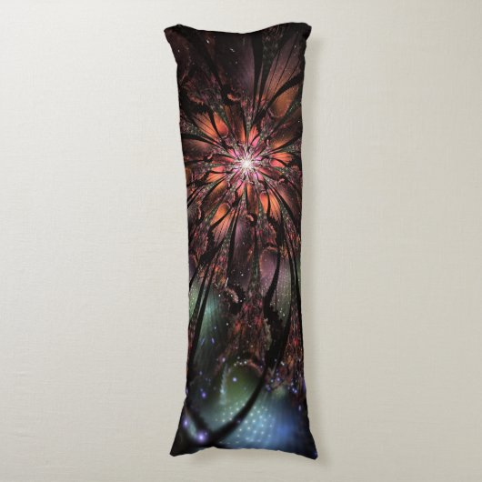 Soft and tenderderness Fraktal Fantasy Blume Seitenschläferkissen (Vorderseite Vertikal)