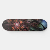 Soft and tenderderness Fraktal Fantasy Blume Skateboard (Horizontal)