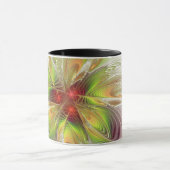Soft and tenderderness Fraktal Fantasy Blume Tasse (Zentrum)