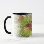 Soft and tenderderness Fraktal Fantasy Blume Tasse (Links)