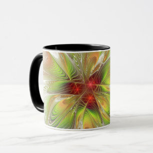 Soft and tenderderness Fraktal Fantasy Blume Tasse
