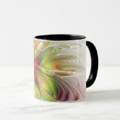 Soft and tenderderness Fraktal Fantasy Blume Tasse (VorderseiteRechts)