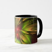 Soft and tenderderness Fraktal Fantasy Blume Tasse (VorderseiteRechts)